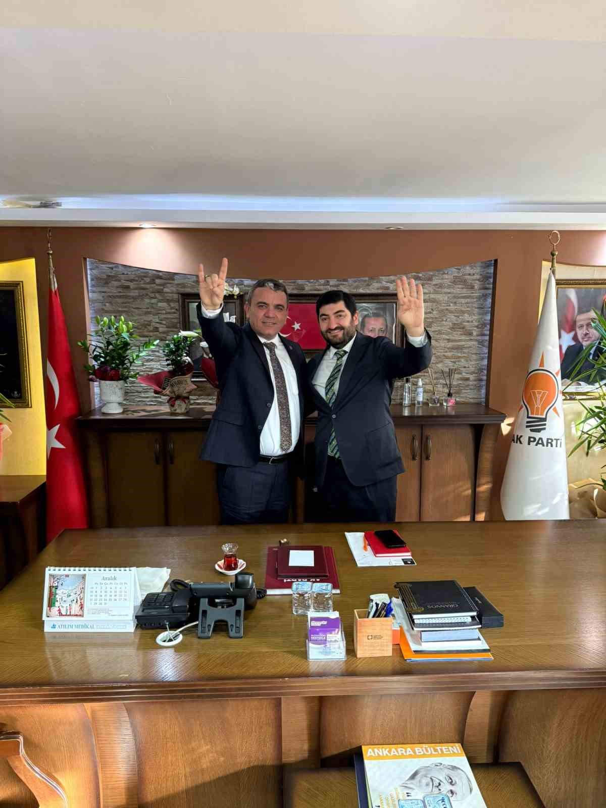 MHP Etimesgut İl&ccedil;e Başkanı Muratg&uuml;l&rsquo;den AK Parti Etimesgut İl&ccedil;e Başkanı Şankazan&rsquo;a ziyaret
