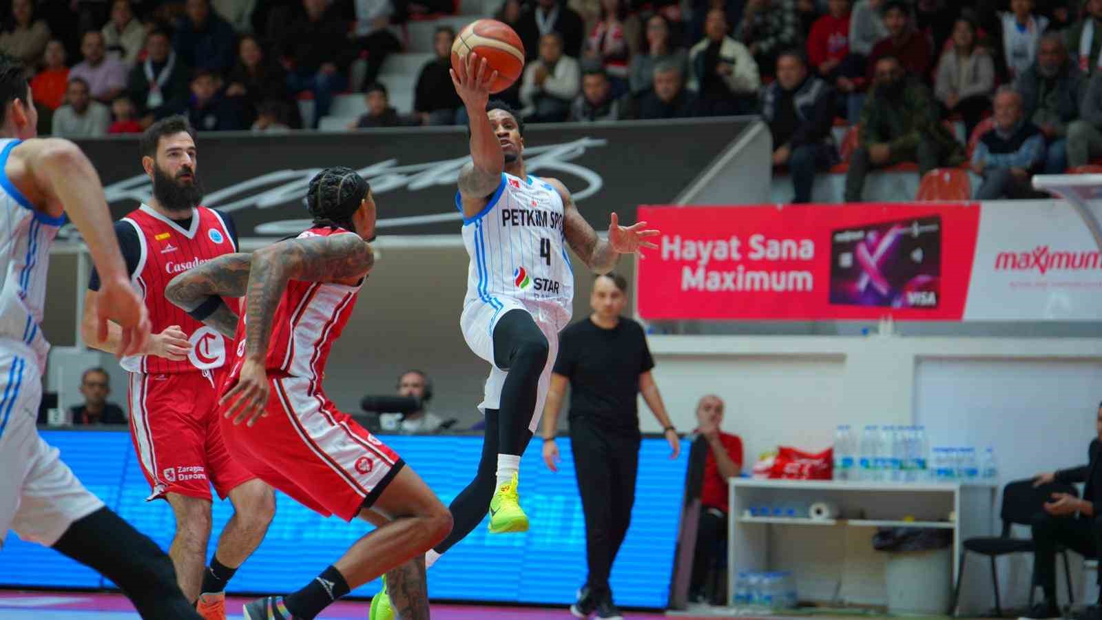 FIBA Avrupa Kupası: Aliağa Petkimspor: 98 - Casademont Zaragoza: 75