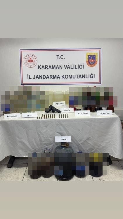Jandarma’dan yeni yıl öncesi kaçak alkol operasyonu: 2 gözaltı