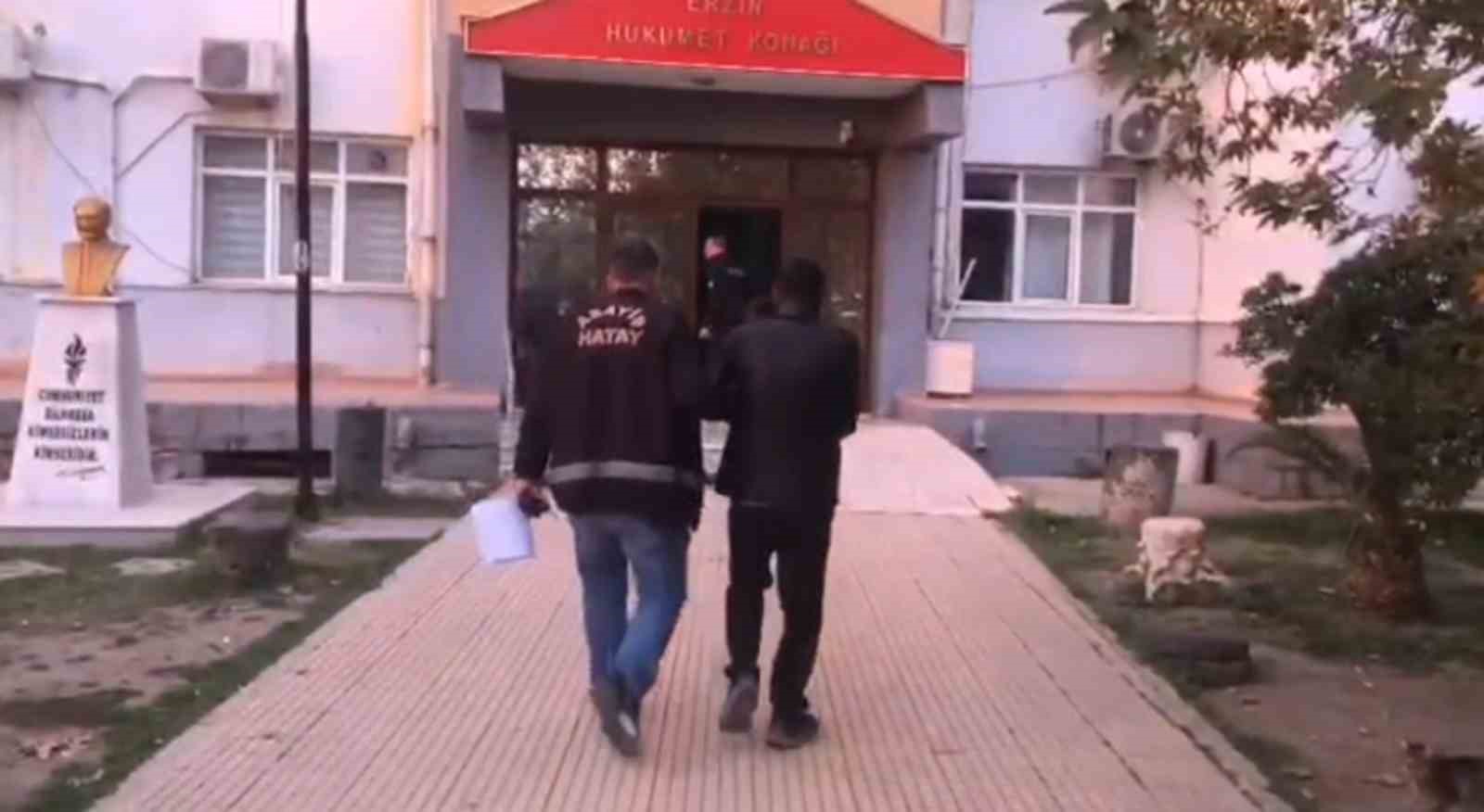 Erzin’de hırsızlık şüphelisi tutuklandı