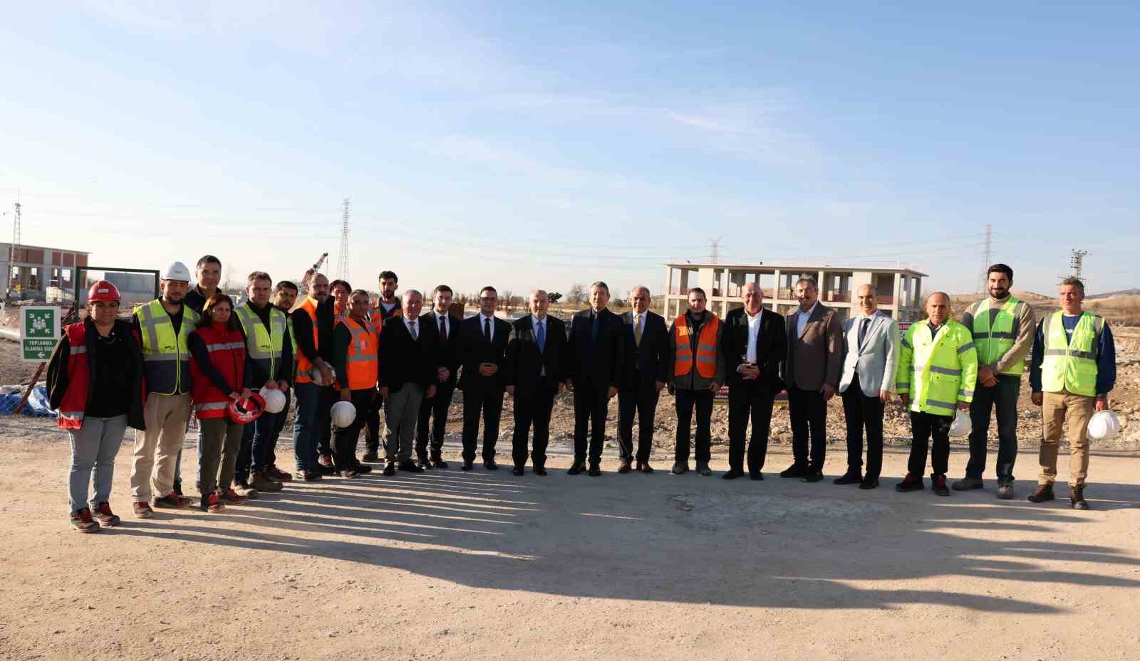 Vali Coşkun, Denizli OSB’nin yeni arıtma tesisi şantiyesini inceledi