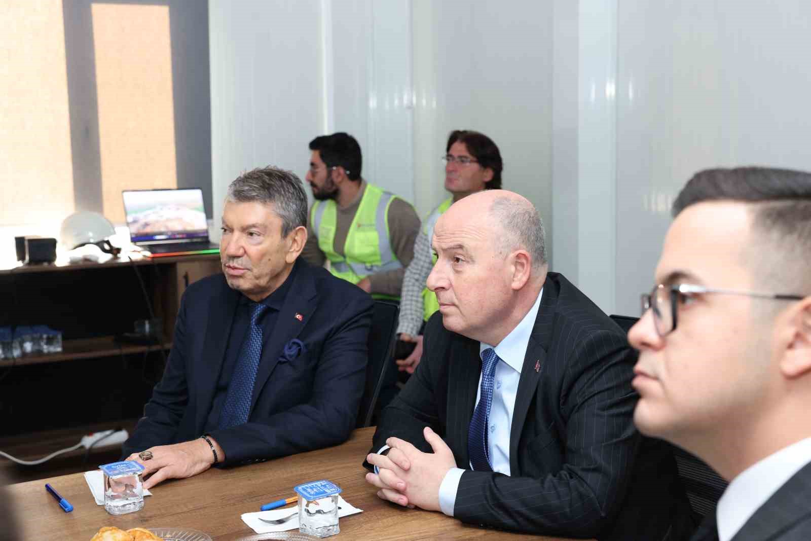 Vali Coşkun, Denizli OSB’nin yeni arıtma tesisi şantiyesini inceledi