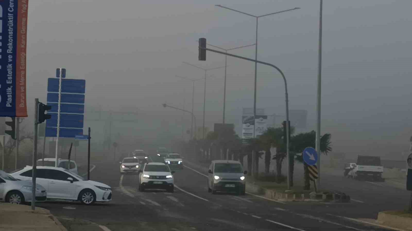 Tekirdağ’da sis etkili oldu