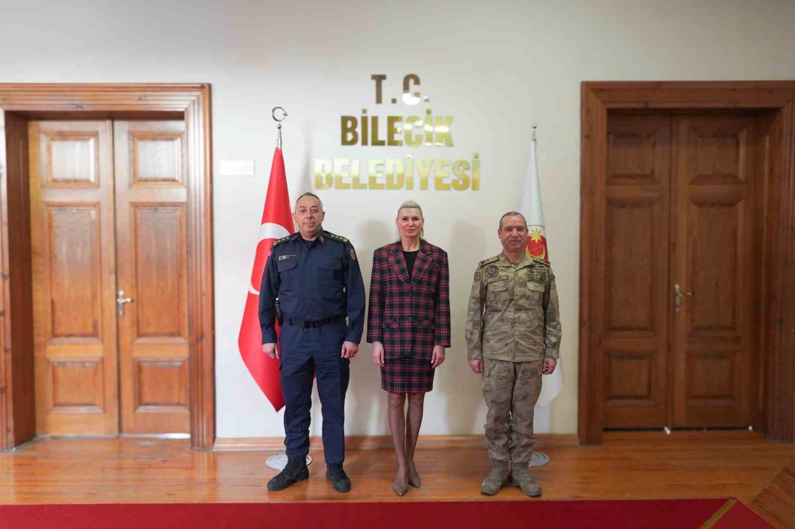 Bilecik Belediyesinde jandarma zirvesi