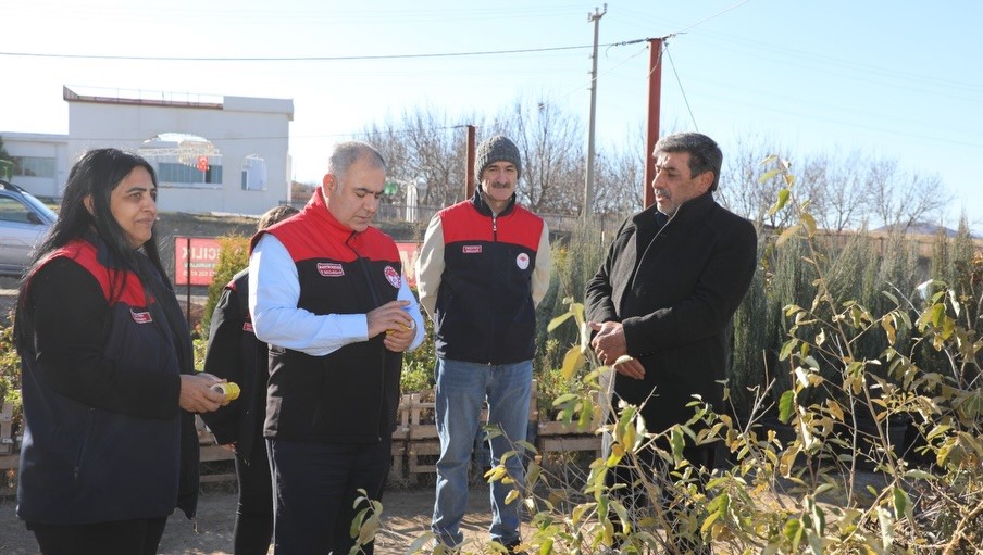 Elazığ’da fidancılık işletmelerine denetim