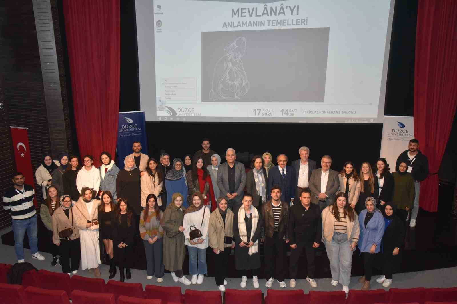 Mevlana’yı anlamanın temelleri konferansı gerçekleştirildi