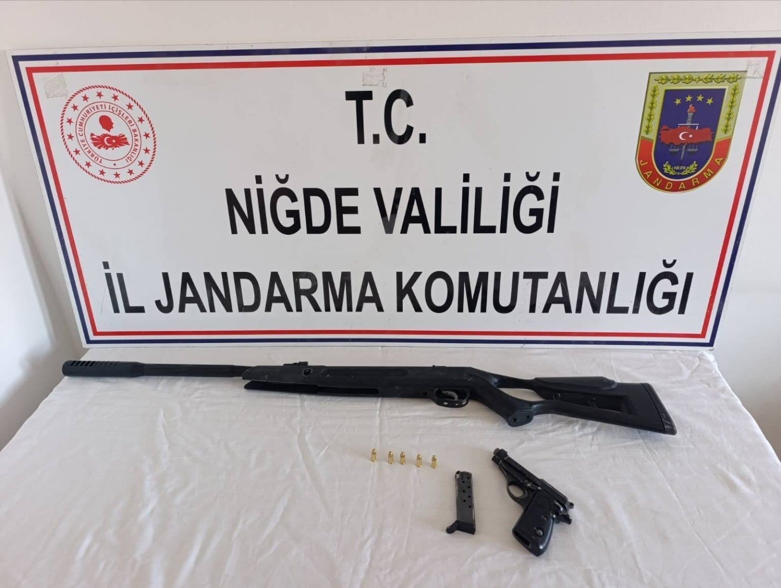 Niğde’de yasadışı silah operasyonu: 3 şüpheli hakkında adli işlem