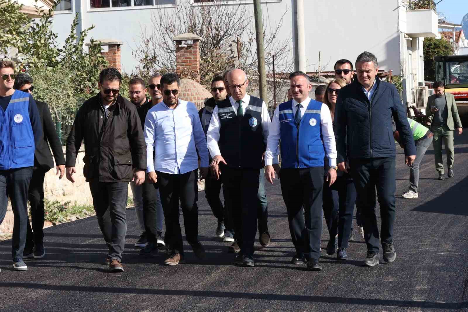 Datça’da yollar yenileniyor, ulaşım konforu artıyor