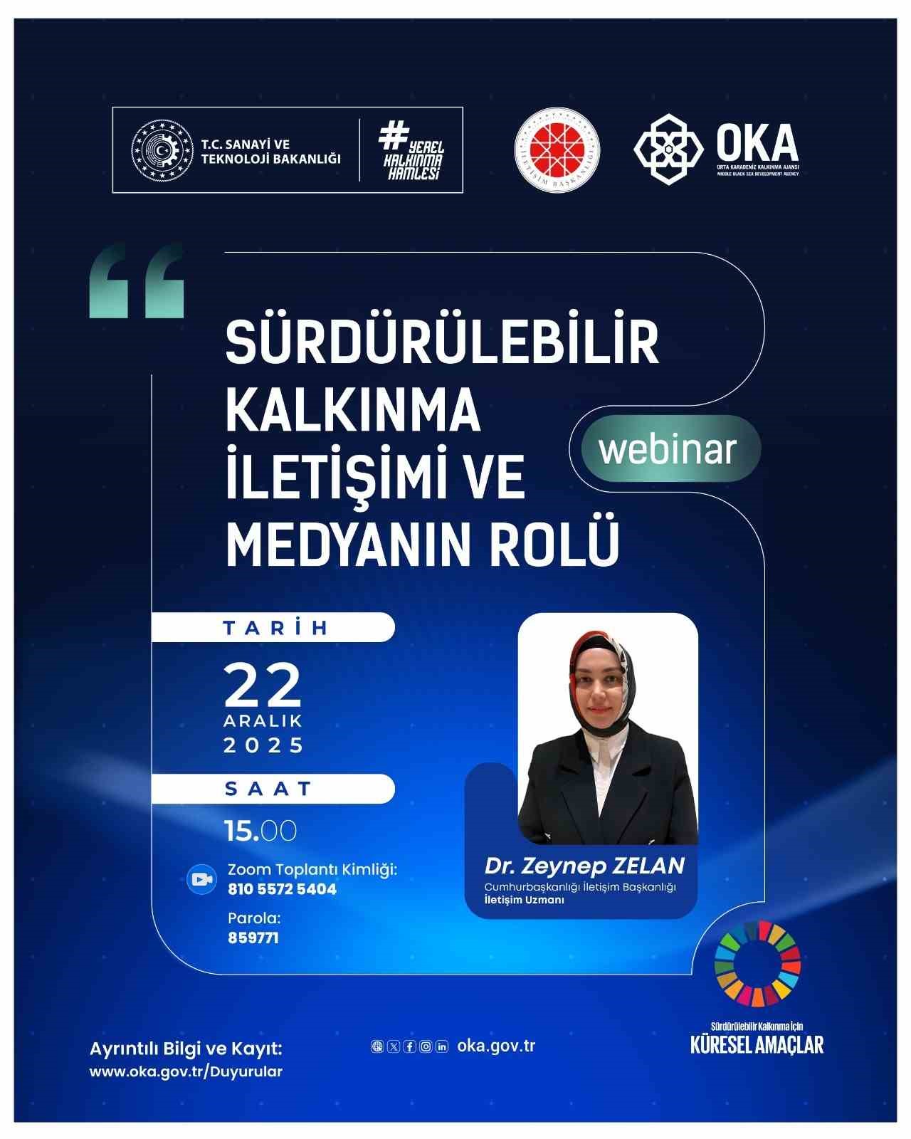 OKA’dan ‘Sürdürülebilir Kalkınma İletişimi ve Medyanın Rolü’ webinarı
