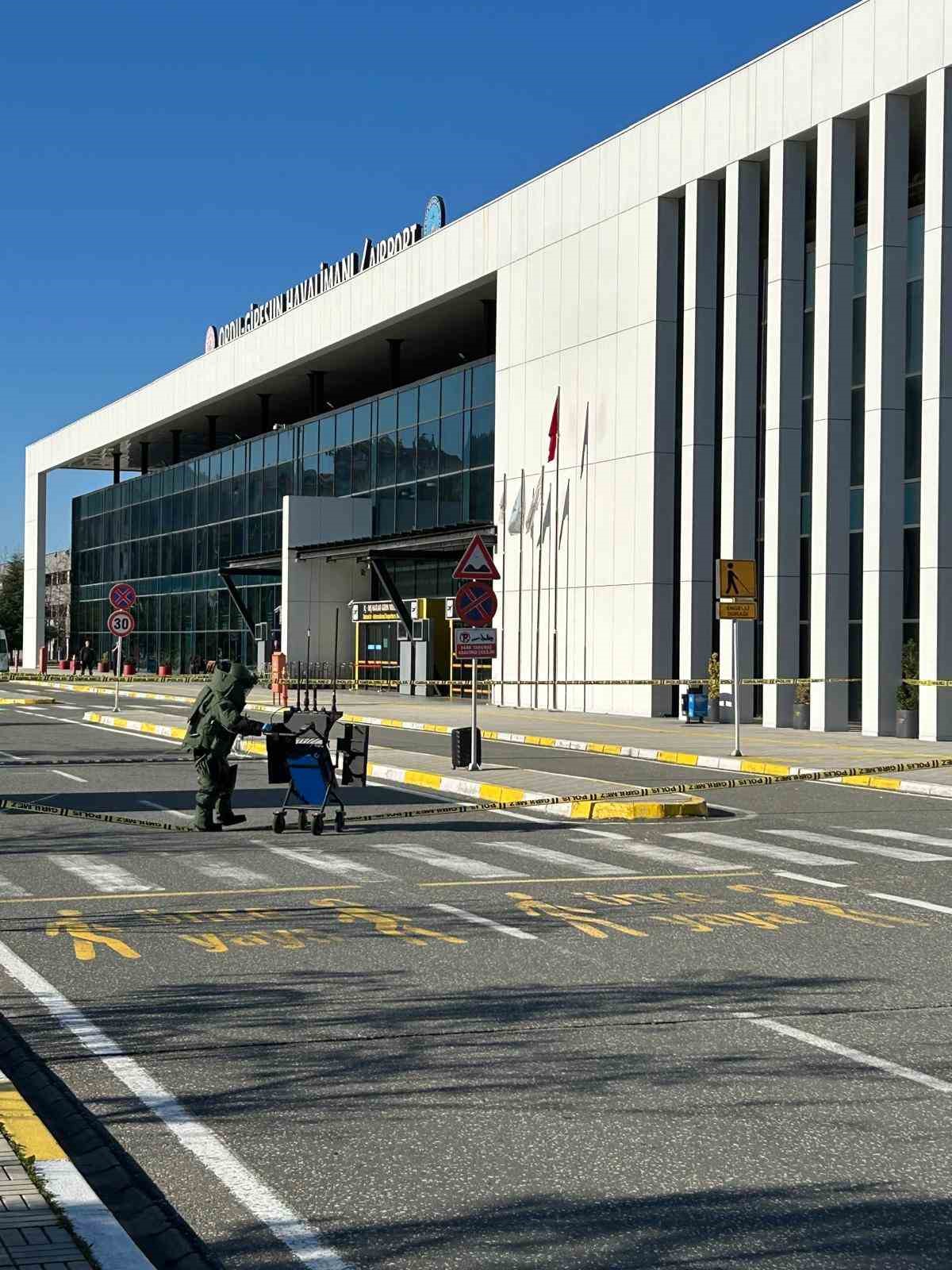 Ordu-Giresun Havalimanında acil durum tatbikatı