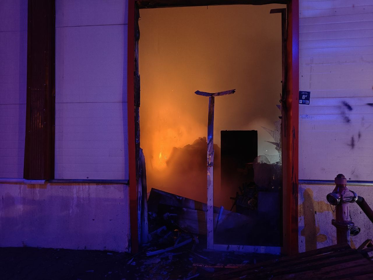 Kayseri’de masa sandalye atölyesinde yangın