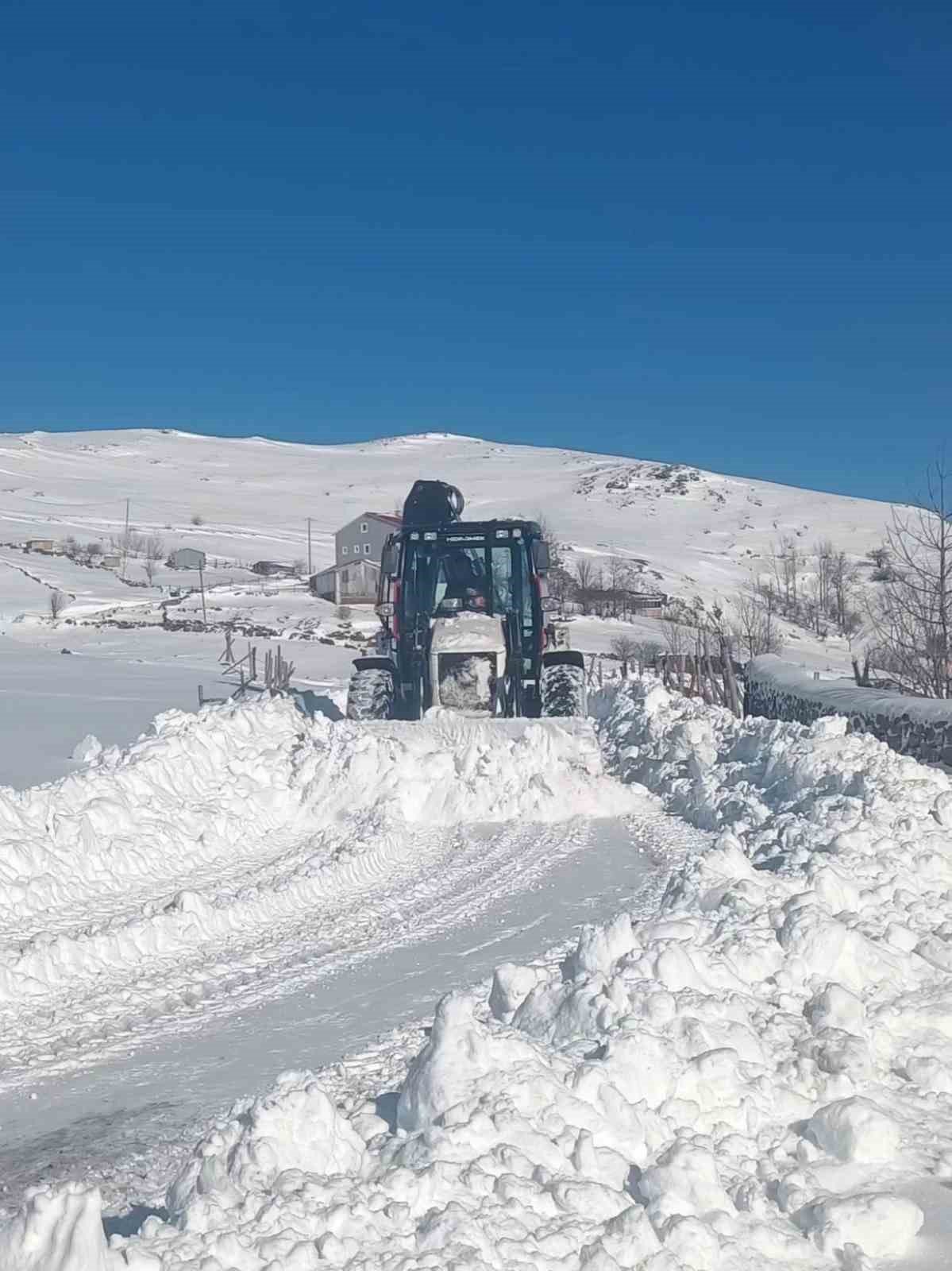 Kış turizmi i&ccedil;in yayla yolları a&ccedil;ık tutuluyor
