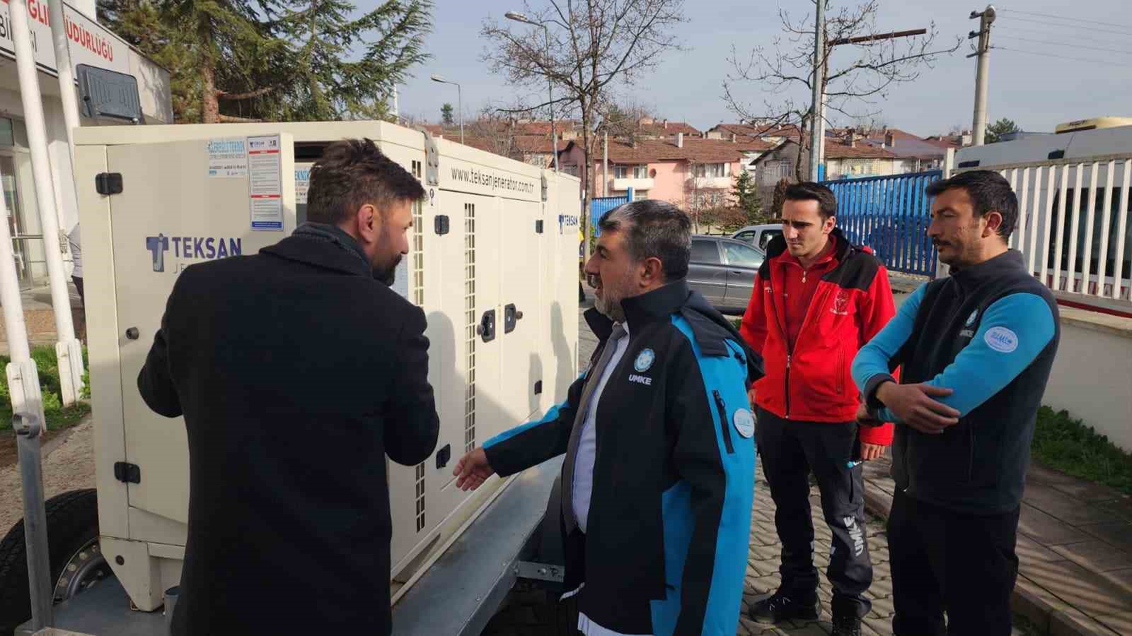Afetlere hazırlıkta UMKE&rsquo;ye mobil enerji desteği
