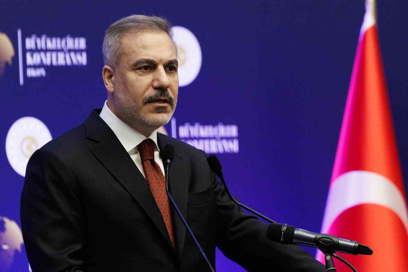 Dışişleri Bakanı Fidan, 16. Büyükelçiler Konferansı genel değerlendirme toplantısında hitapta bulundu