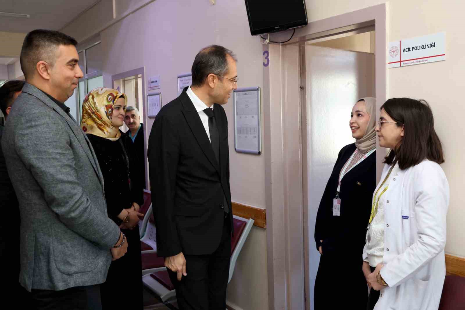 İl Sağlık M&uuml;d&uuml;r&uuml; Dr. Erşan; &Ouml;zvatan&rsquo;daki sağlık hizmetlerini yerinde değerlendirdi
