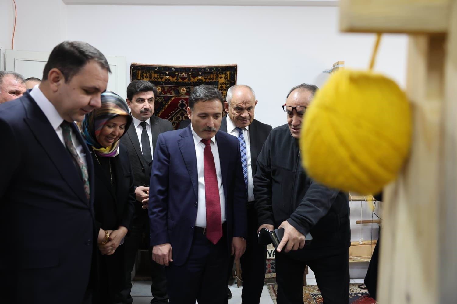 Vali &Ccedil;i&ccedil;ek&rsquo;ten Yahyalı ziyareti
