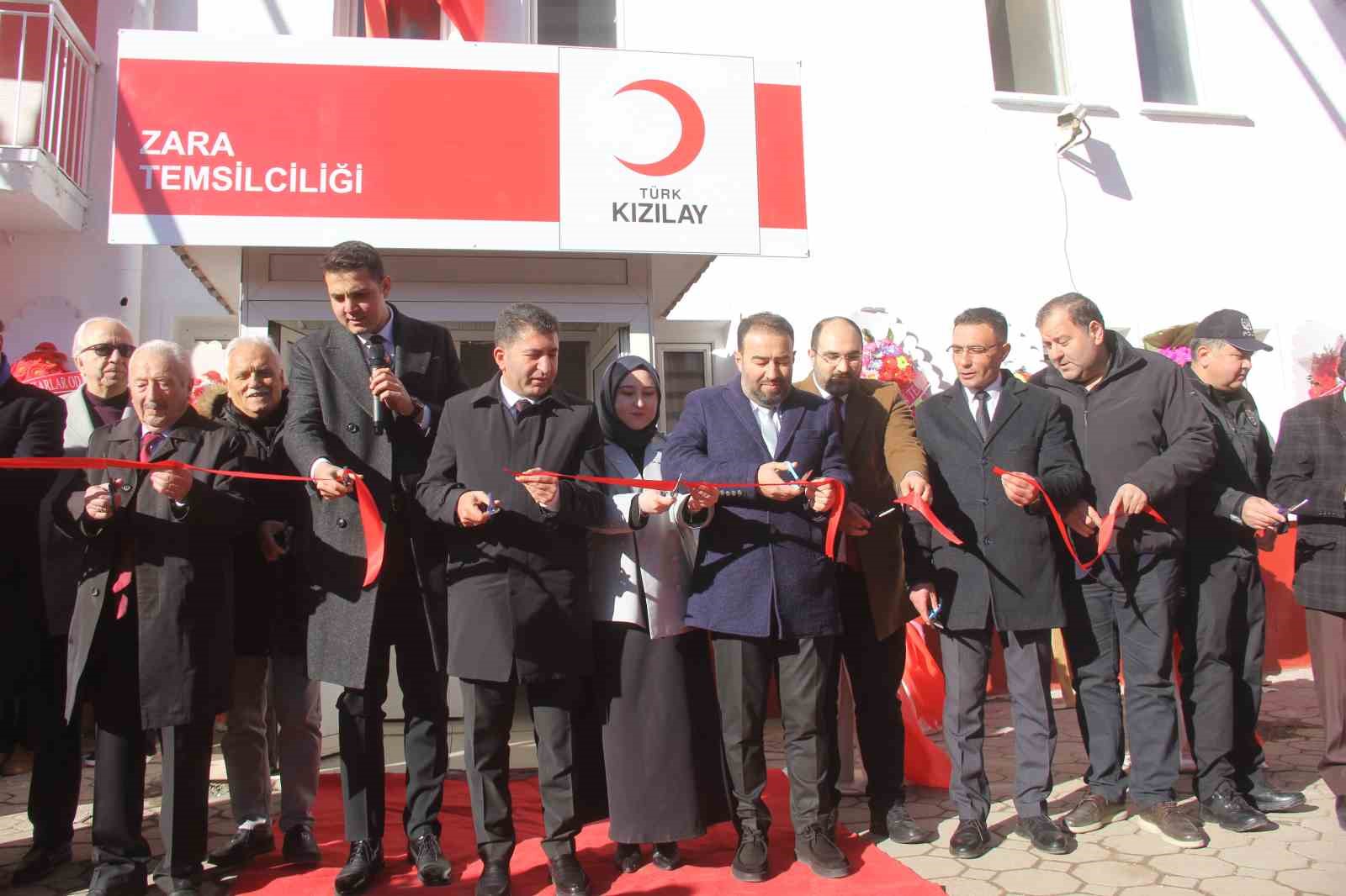 Zara’da Türk Kızılay hizmet binası törenle açıldı