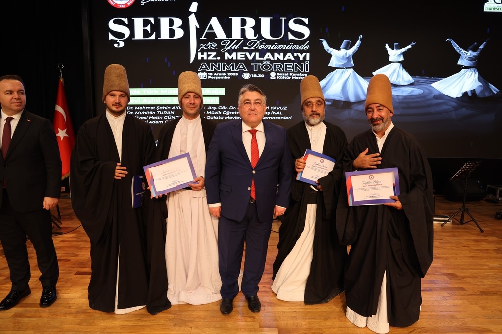 Hz. Mevlana&rsquo;nın Vuslat Yıl D&ouml;n&uuml;m&uuml;nde BEUN&rsquo;da Maneviyat dolu bir gece
