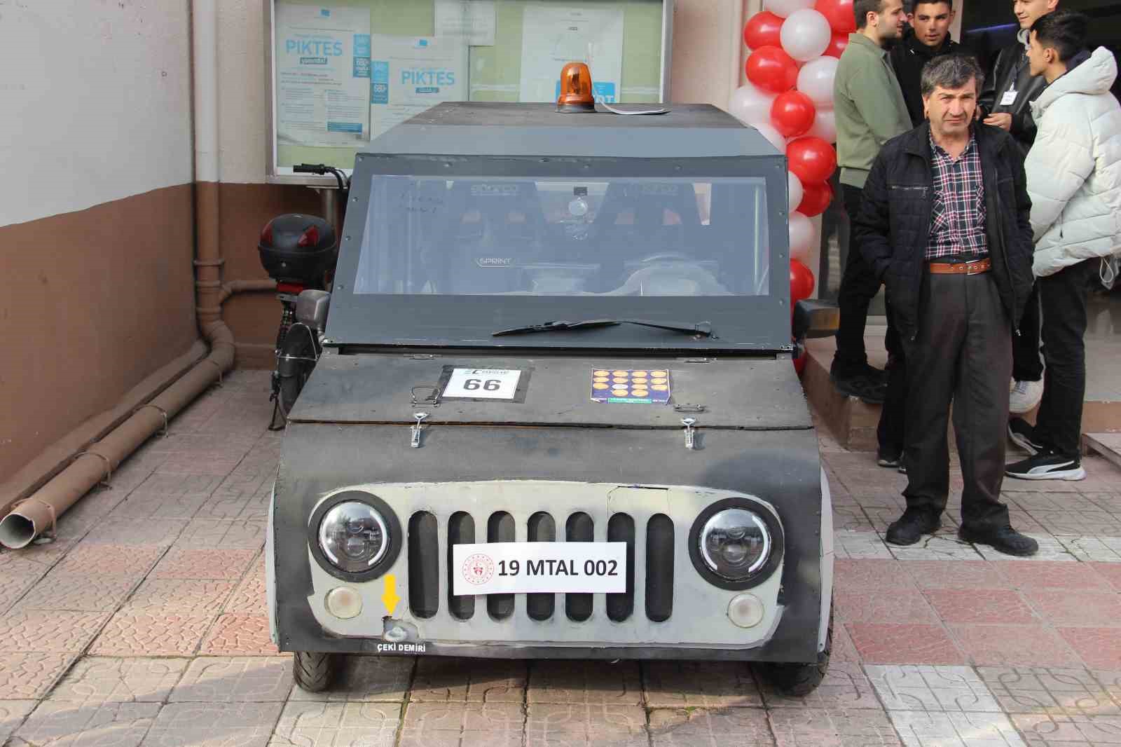 Geleceğin mühendislerinin tasarladığı elektrikli araçlar beğeni topladı