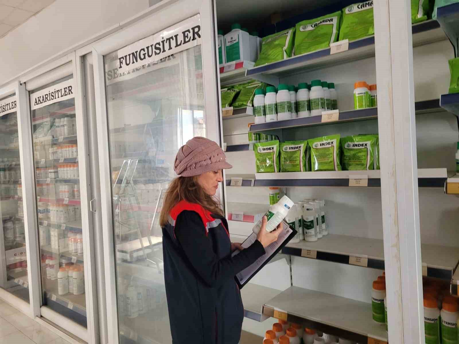 Buharkent’te bitki koruma ve gübre bayilerine denetim