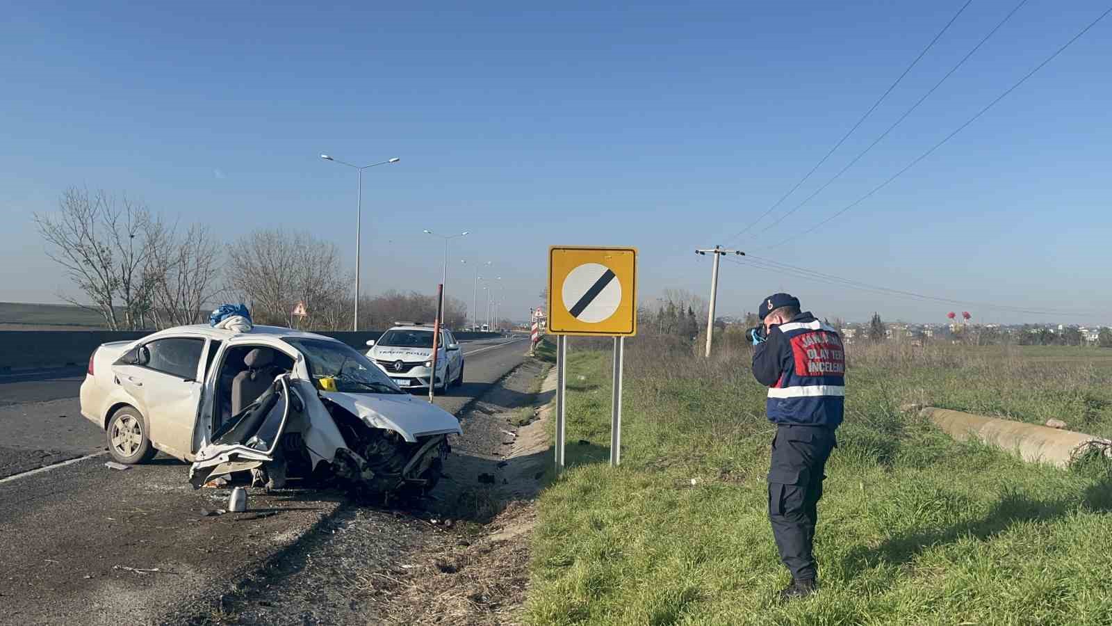 Tekirdağ&rsquo;da feci kaza: 5 yaralı
