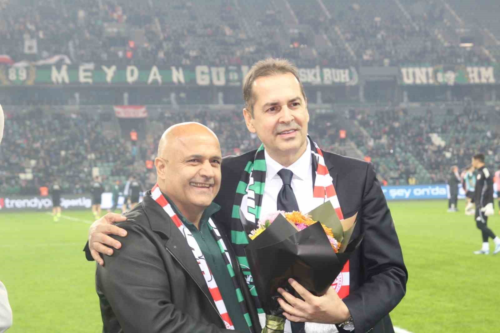 Kocaelispor ve Antalyaspor başkanlarından dostluk mesajı
