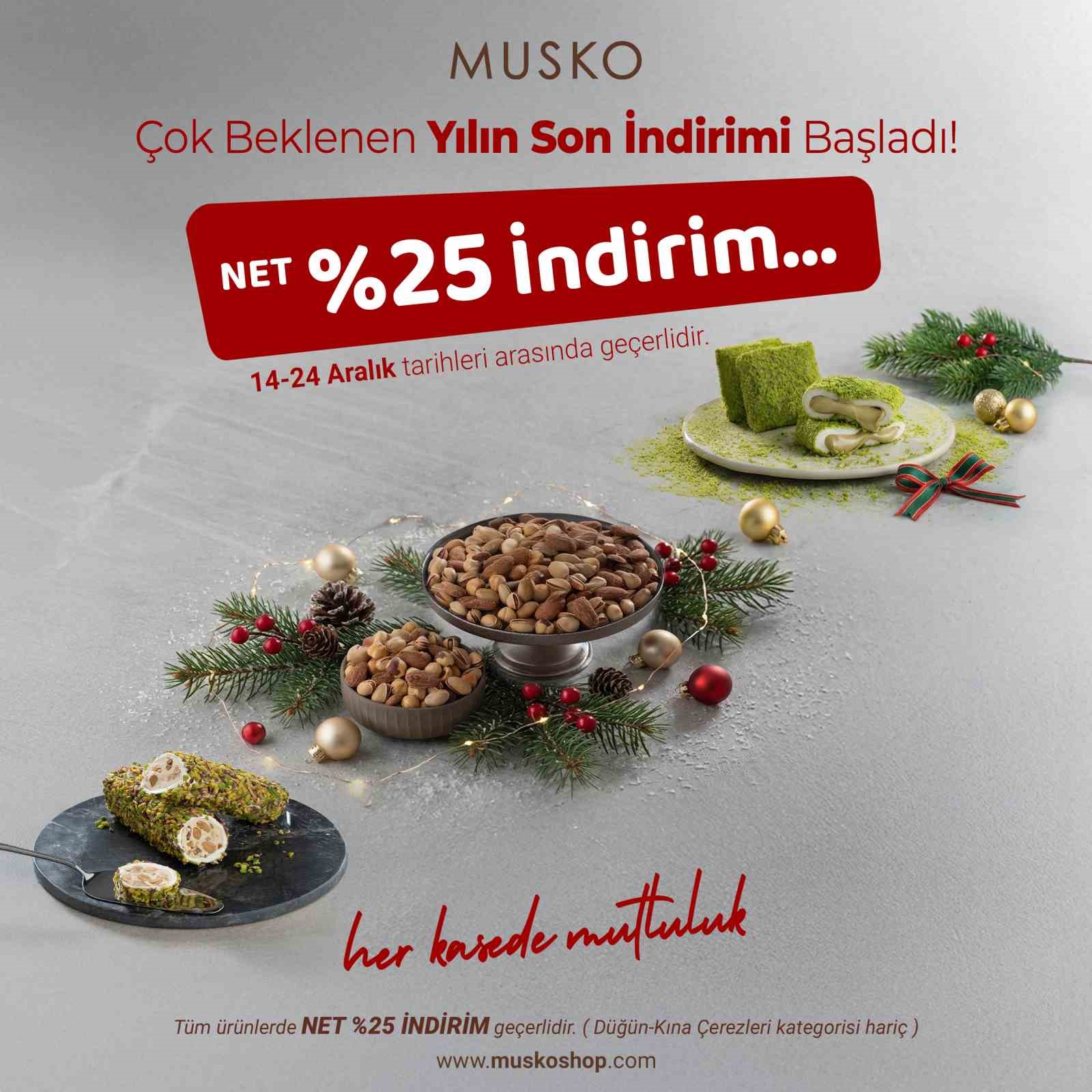 Kuruyemişte yeni yıl indirimleri
