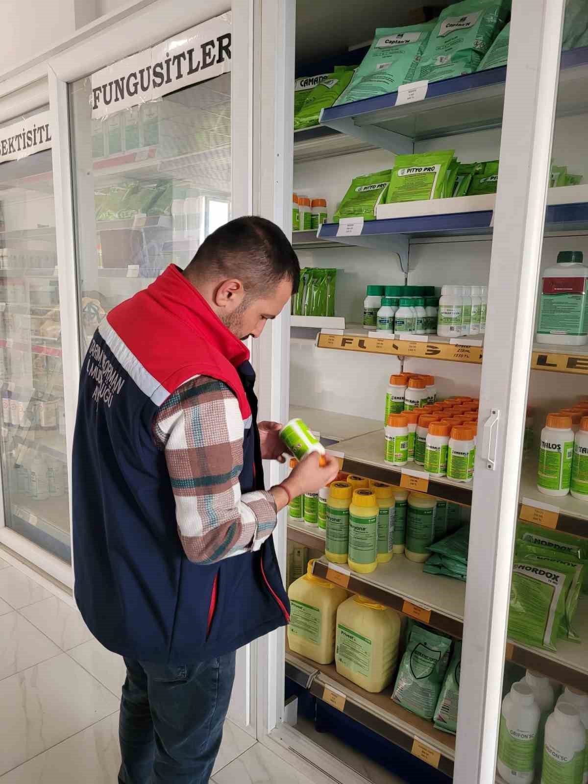 Buharkent’te bitki koruma ve gübre bayilerine denetim