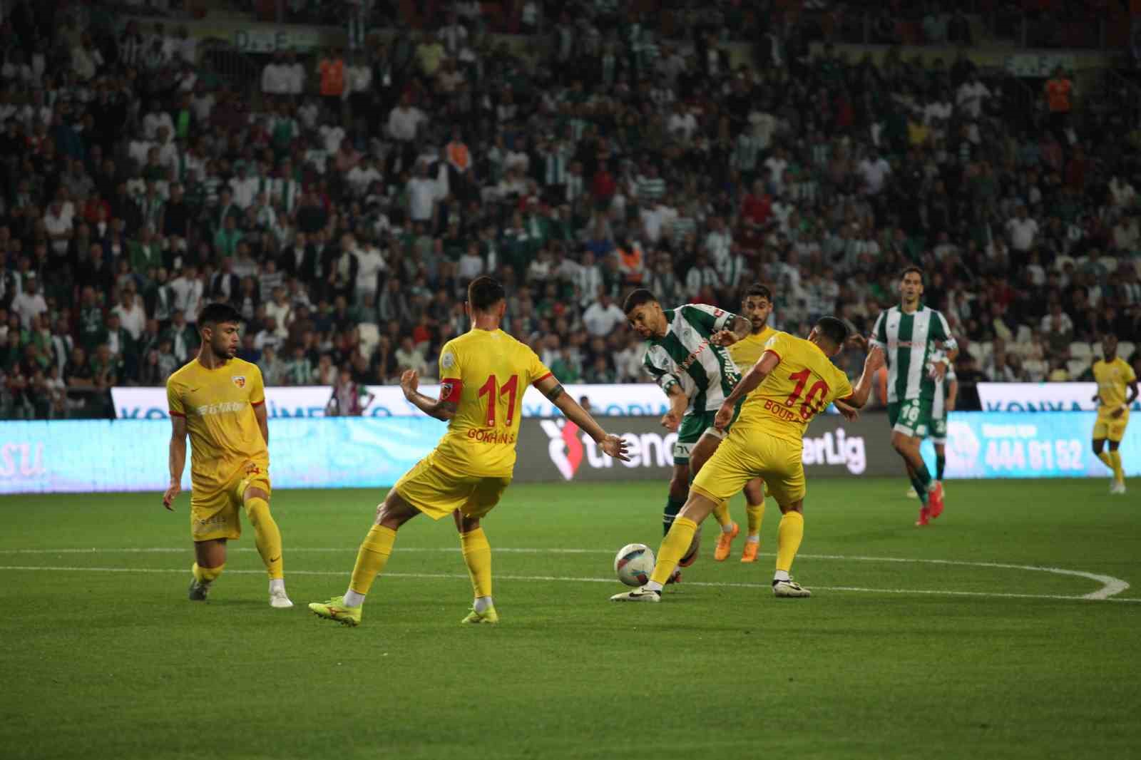 Konyaspor ile Kayserispor 35. randevuda