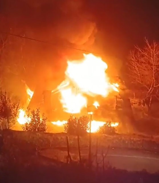 Ordu&rsquo;da iki katlı ahşap evde yangın
