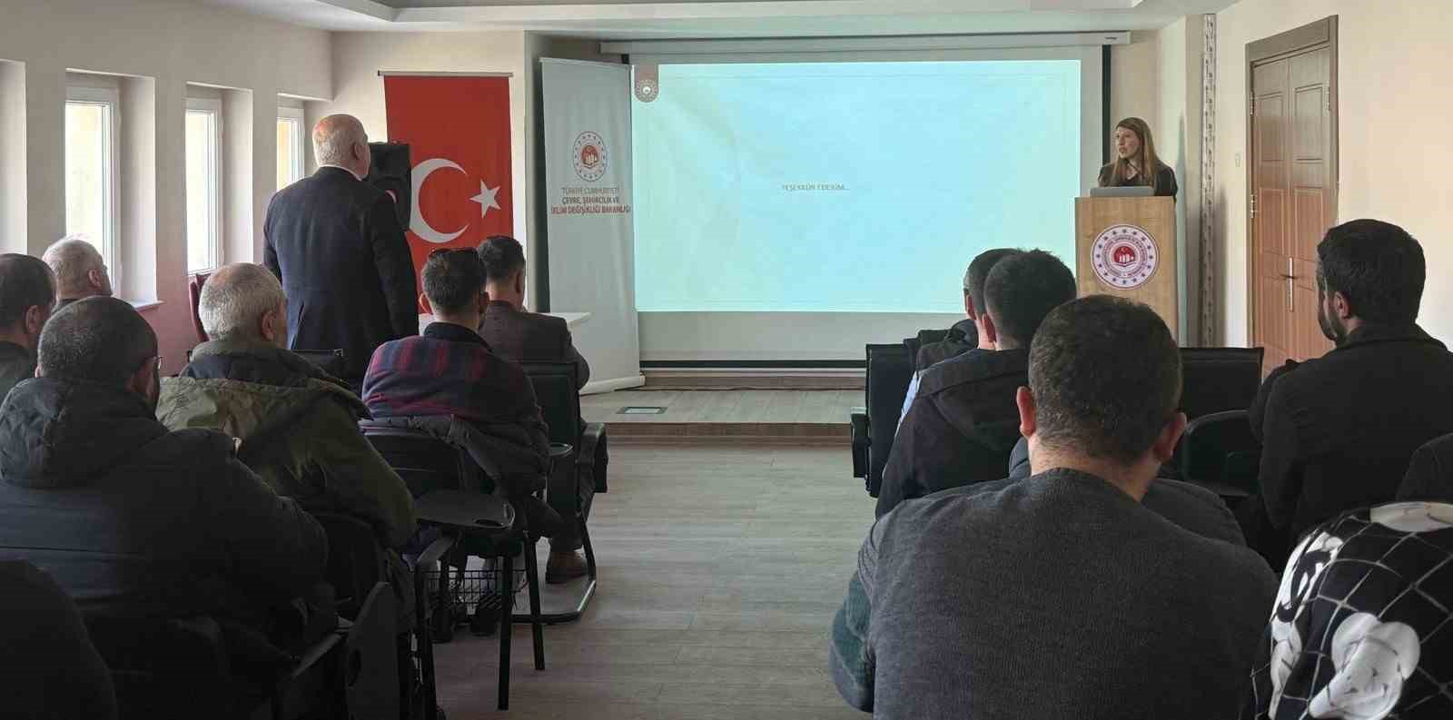 Bayburt&rsquo;ta teknik personele hasar tespit eğitimi verildi
