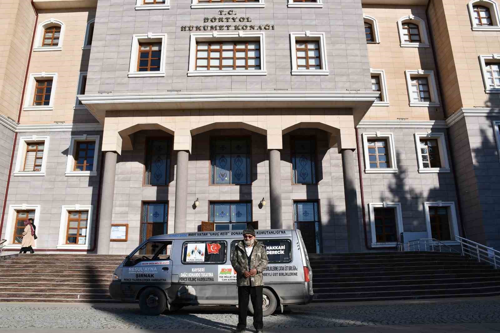 Mandalinaları Mehmet&ccedil;iğe ulaştıran elmacı dede, D&ouml;rtyol&rsquo;a selamla d&ouml;nd&uuml;
