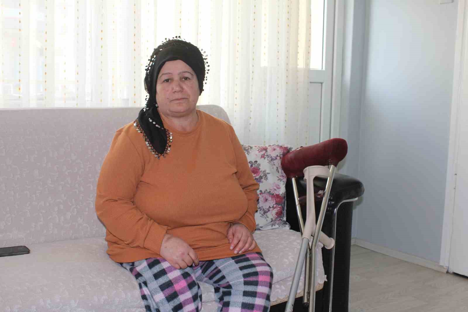 Samsun’da engelli kadının zorluklarla imtihanı