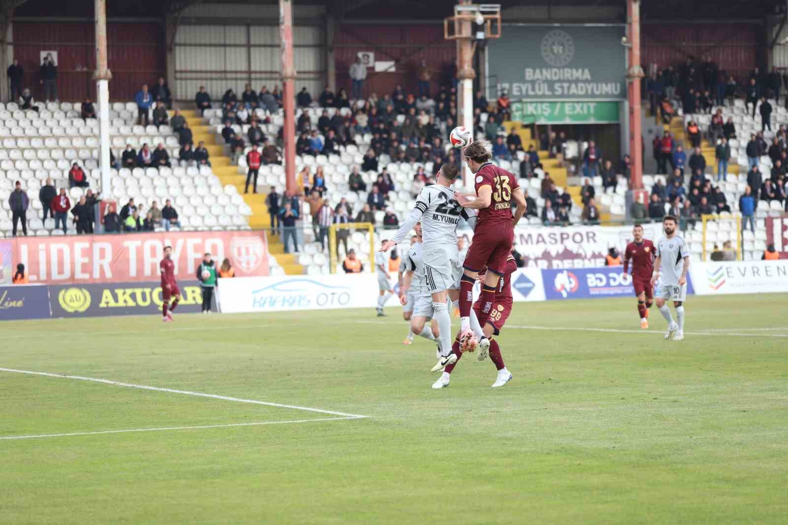 Trendyol 1. Lig: Bandırmaspor: 0 - Erzurumspor FK: 2
