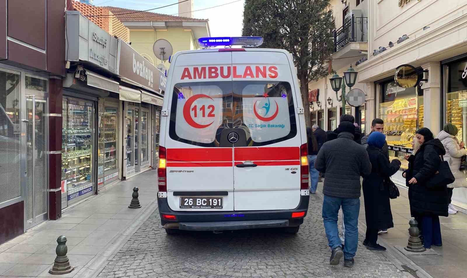 Eskişehir&rsquo;de hamamda yere d&uuml;şen vatandaş hastanelik oldu
