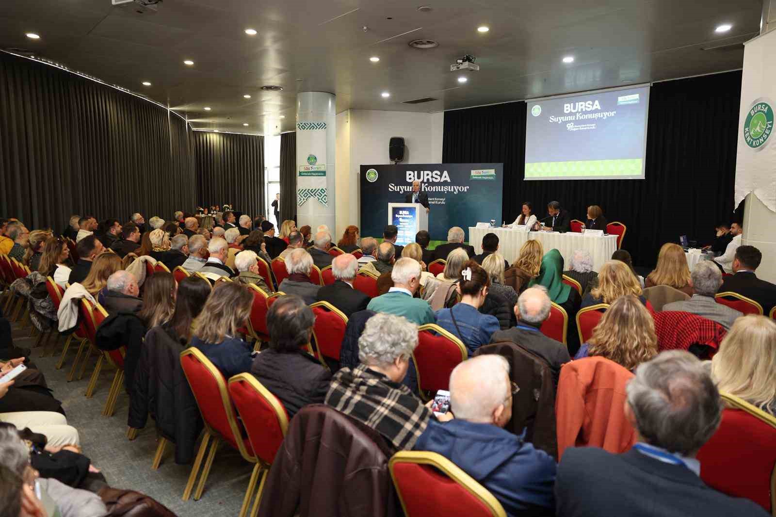 Bursa, suyunu konuştu
