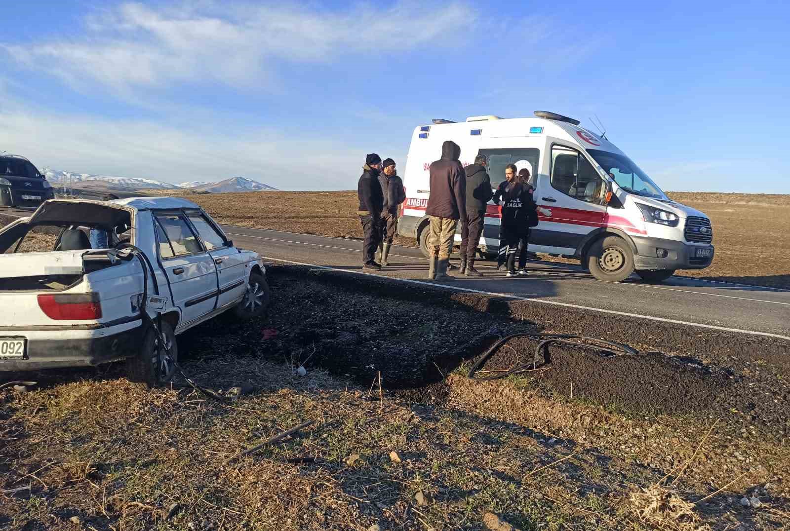 Muş&rsquo;ta trafik kazası: 4 yaralı
