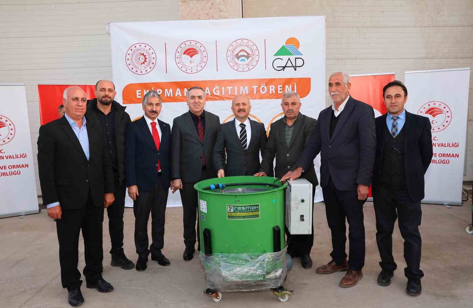 Adıyaman’da üreticiye güç veren tarım ekipmanı desteği