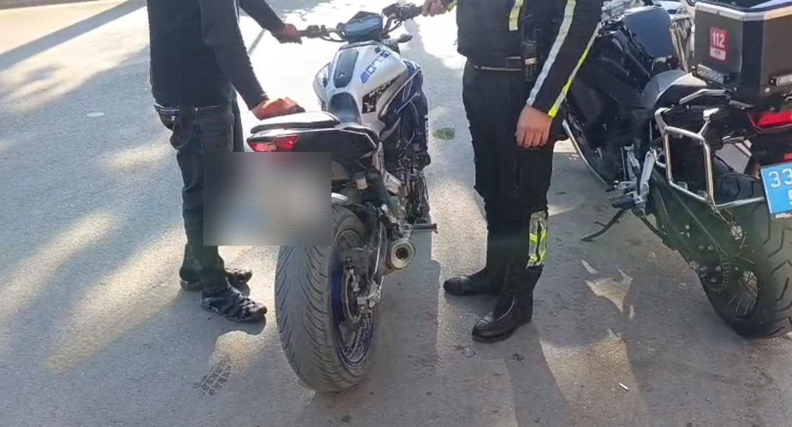 Mersin’de abart egzoz kullanan araçlara ceza yağdı