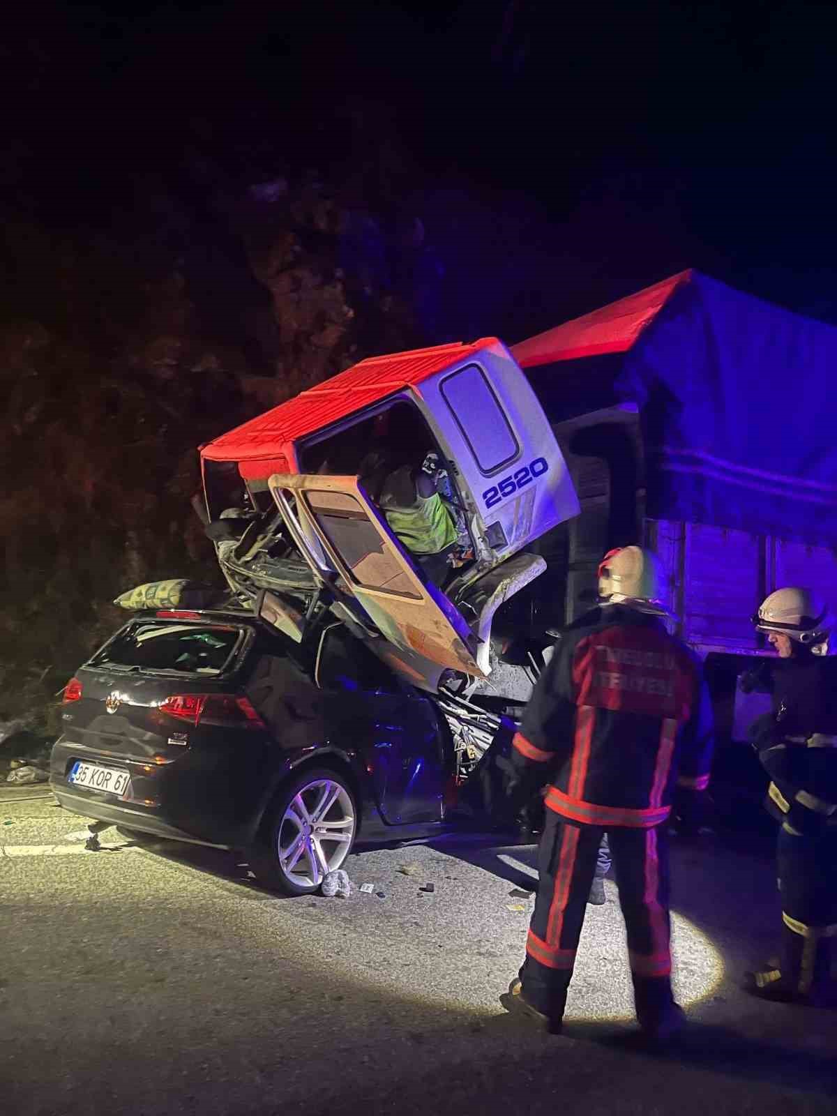 Giresun’da trafik kazası: 3 ölü, 1 yaralı
