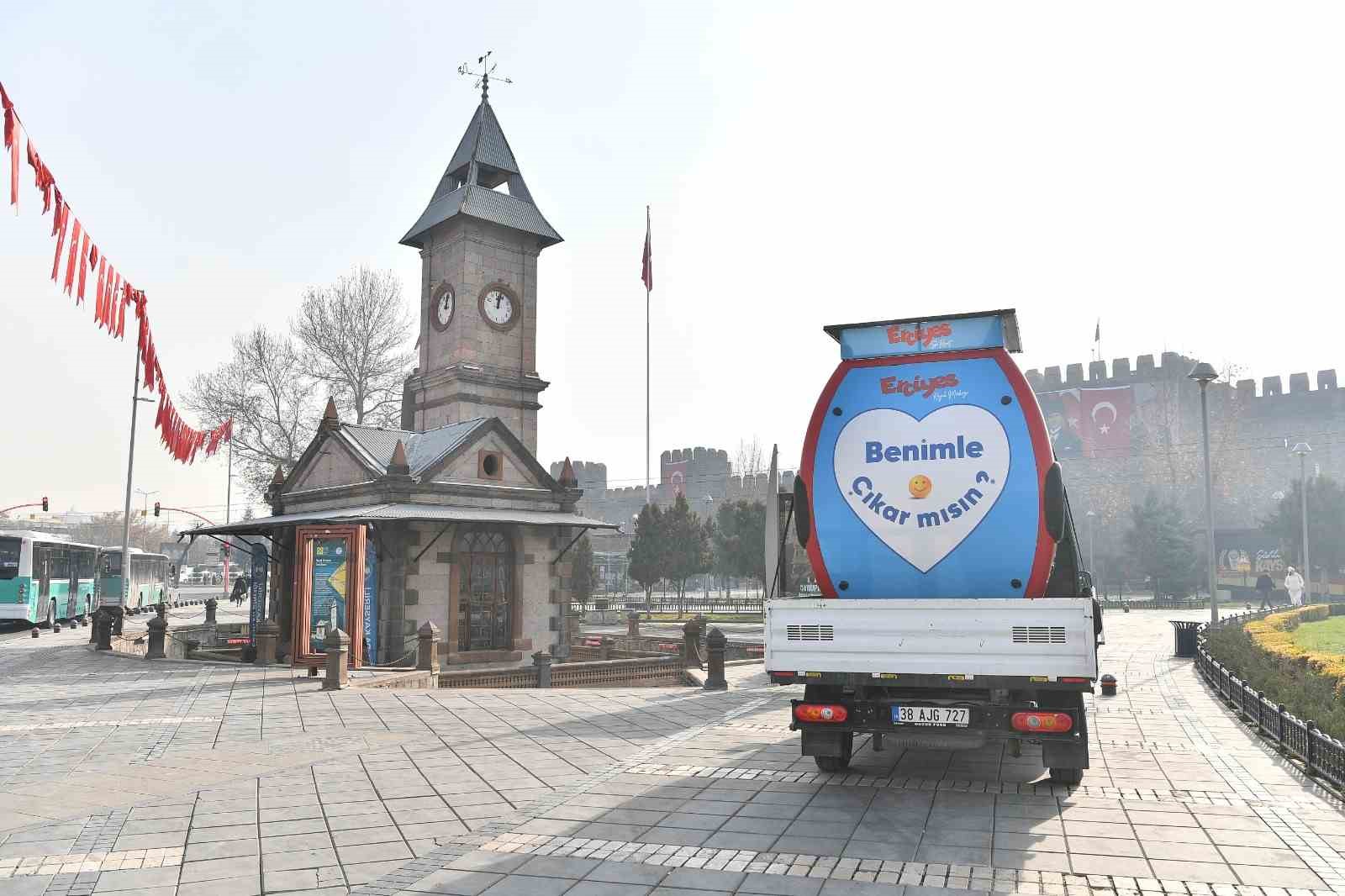 Erciyes A.Ş.’den dikkat çeken uygulama: ’Benimle çıkar mısın?’