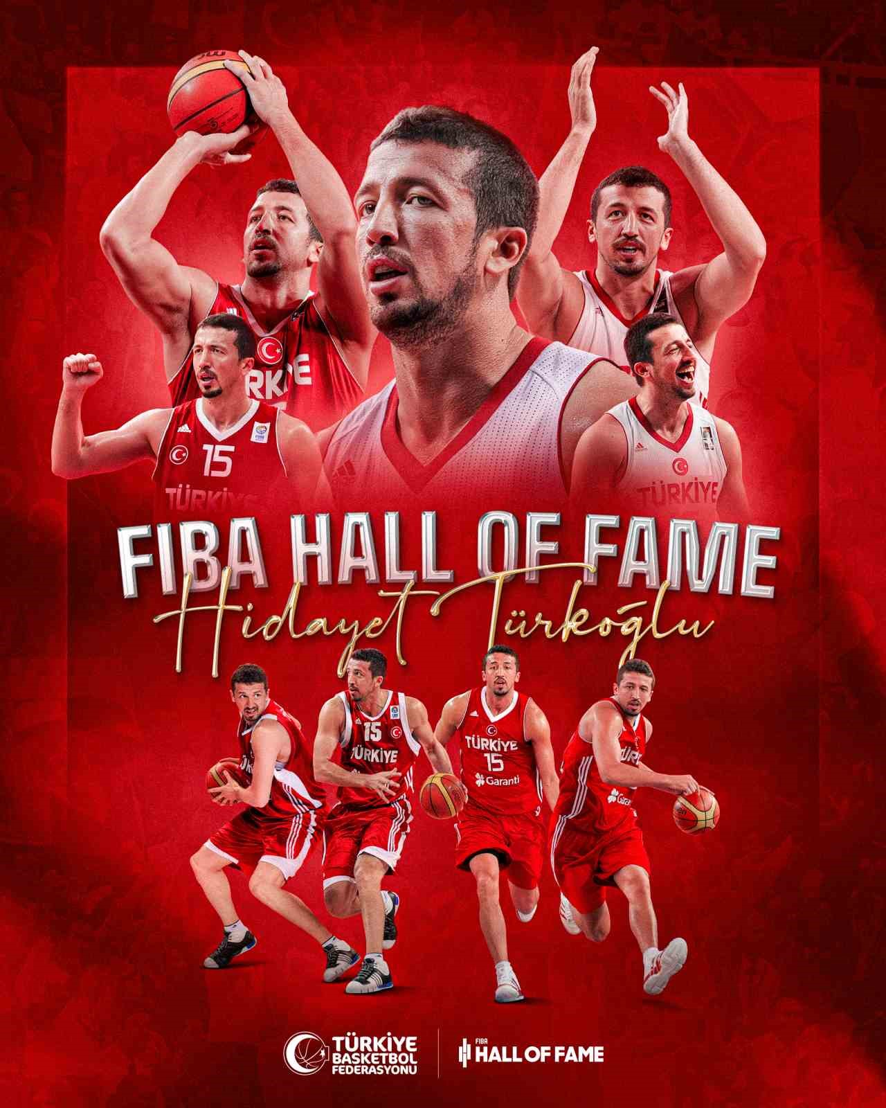 Hidayet Türkoğlu, FIBA Hall of Fame 2026 listesinde onurlandırıldı