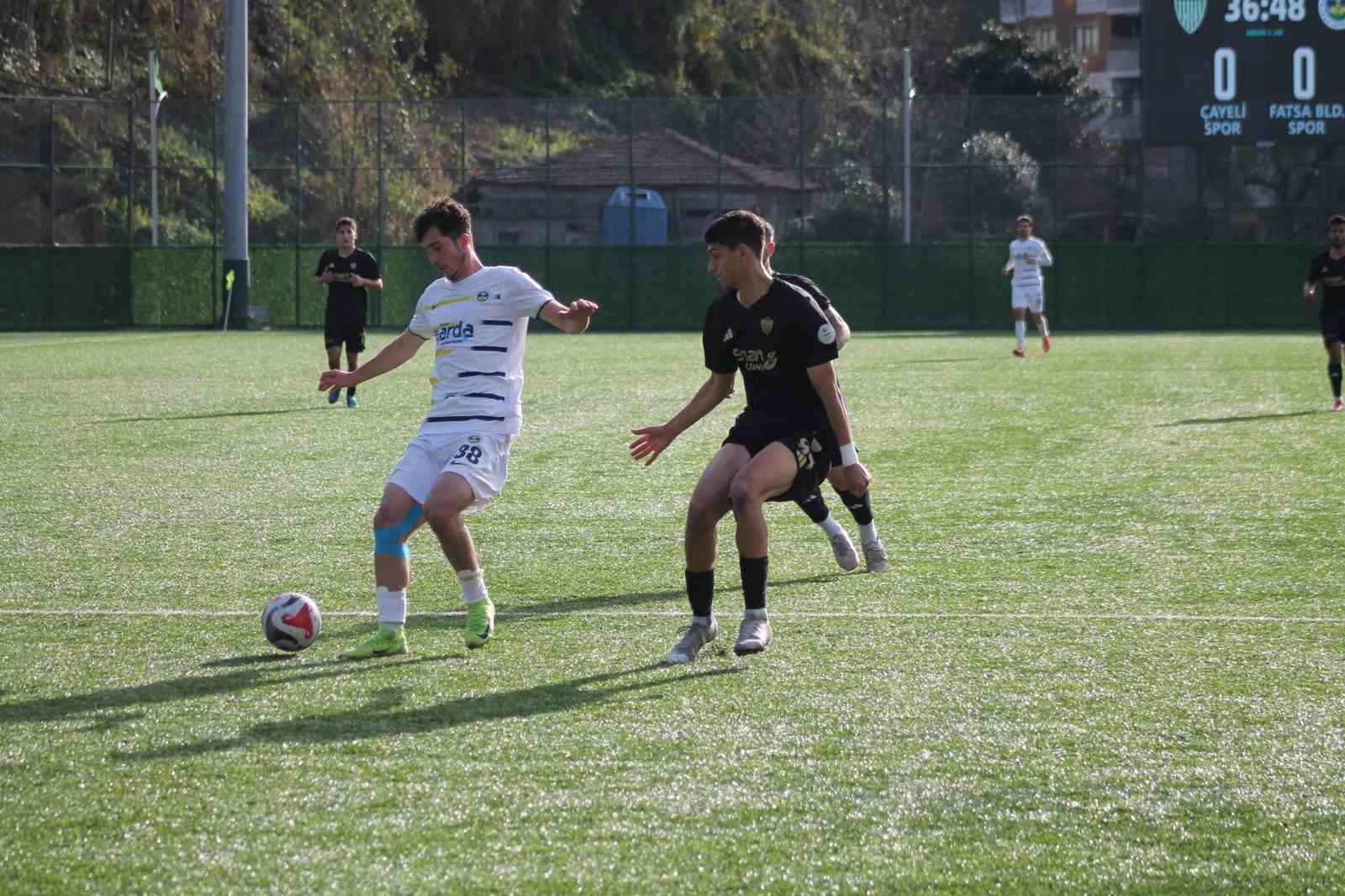 TFF 3. Lig: Çayelispor: 0 - Fatsa Belediyespor: 0