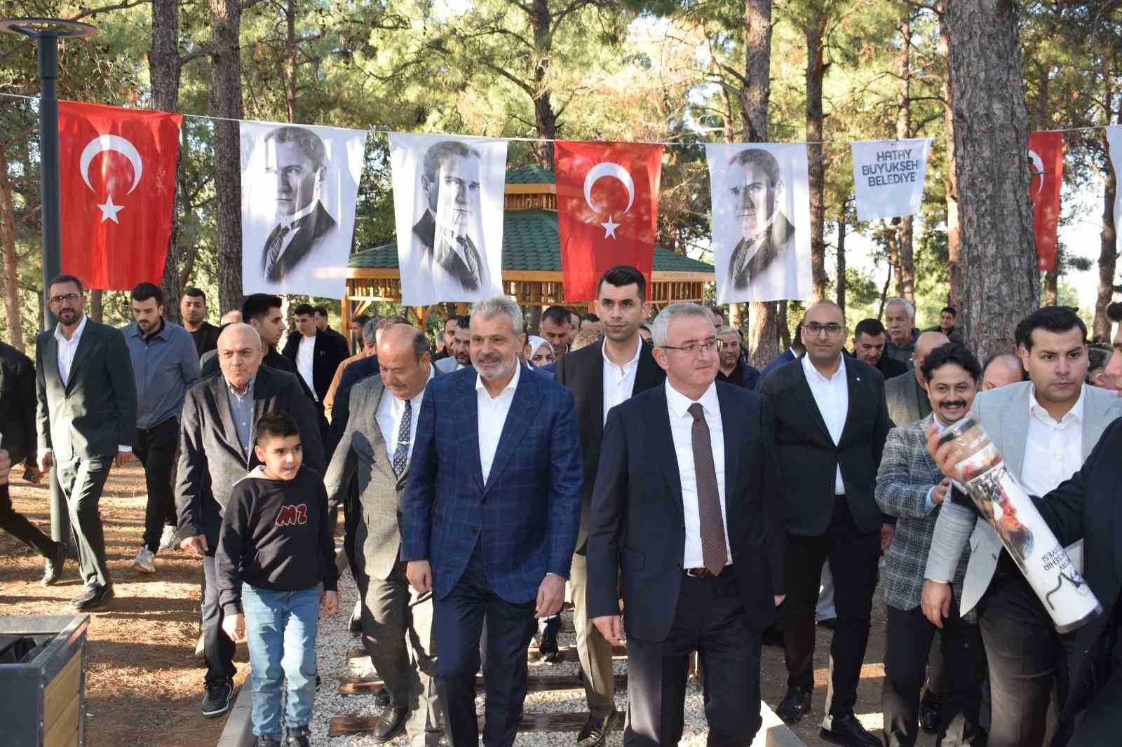 İskenderun’a nefes olacak 15 bin metrekarelik Orman Parkı’nın açılışı gerçekleştirildi