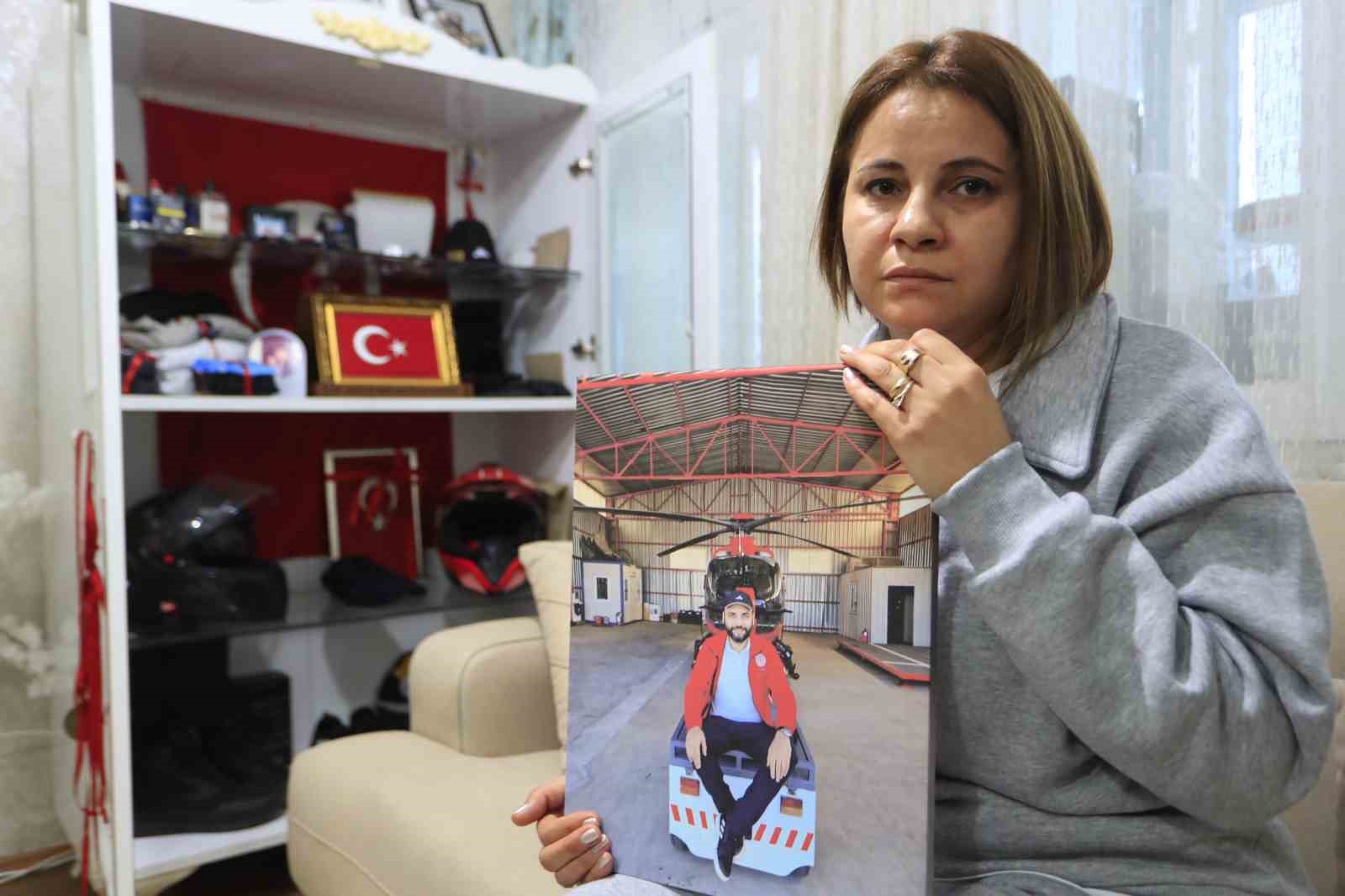 Ambulans helikopter kazasında hayatını kaybeden sağlık çalışanı ATT’nin eşinden şehitlik talebi