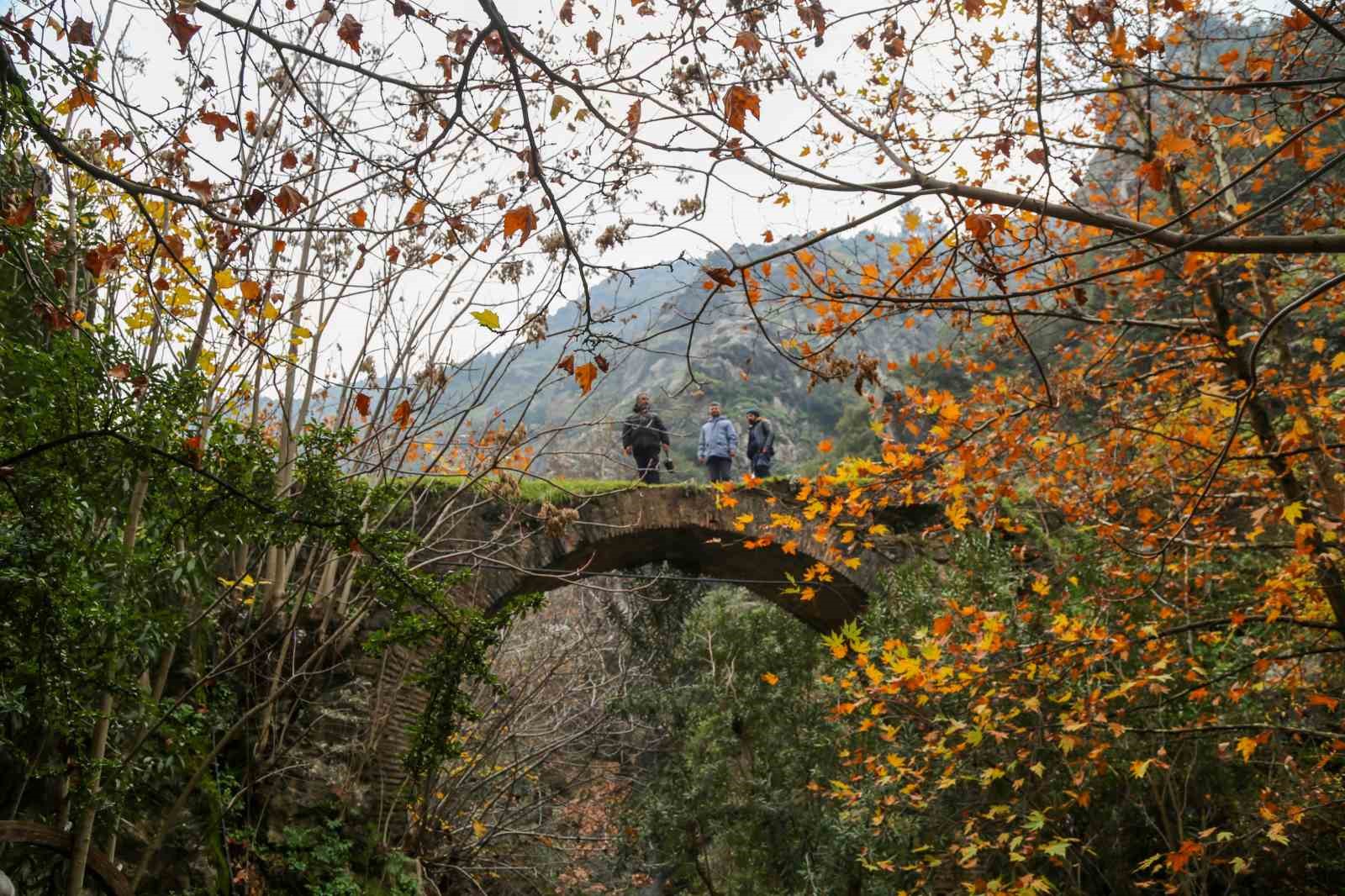 Çaybaşı Deresinde kartpostallık görüntüler