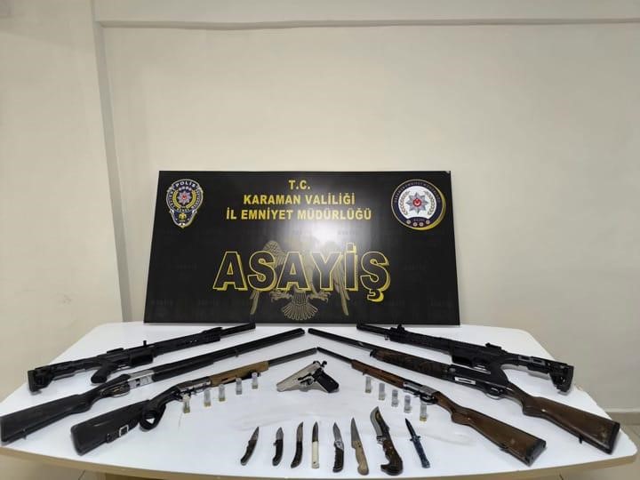 Karaman&rsquo;da 2 bin 721 adet sentetik hap ele ge&ccedil;irildi: 4 tutuklama
