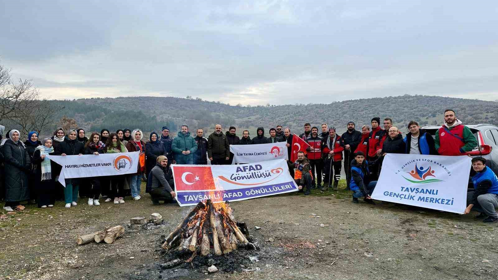 Tavşanlı’da Sarıkamış şehitleri için anlamlı vefa