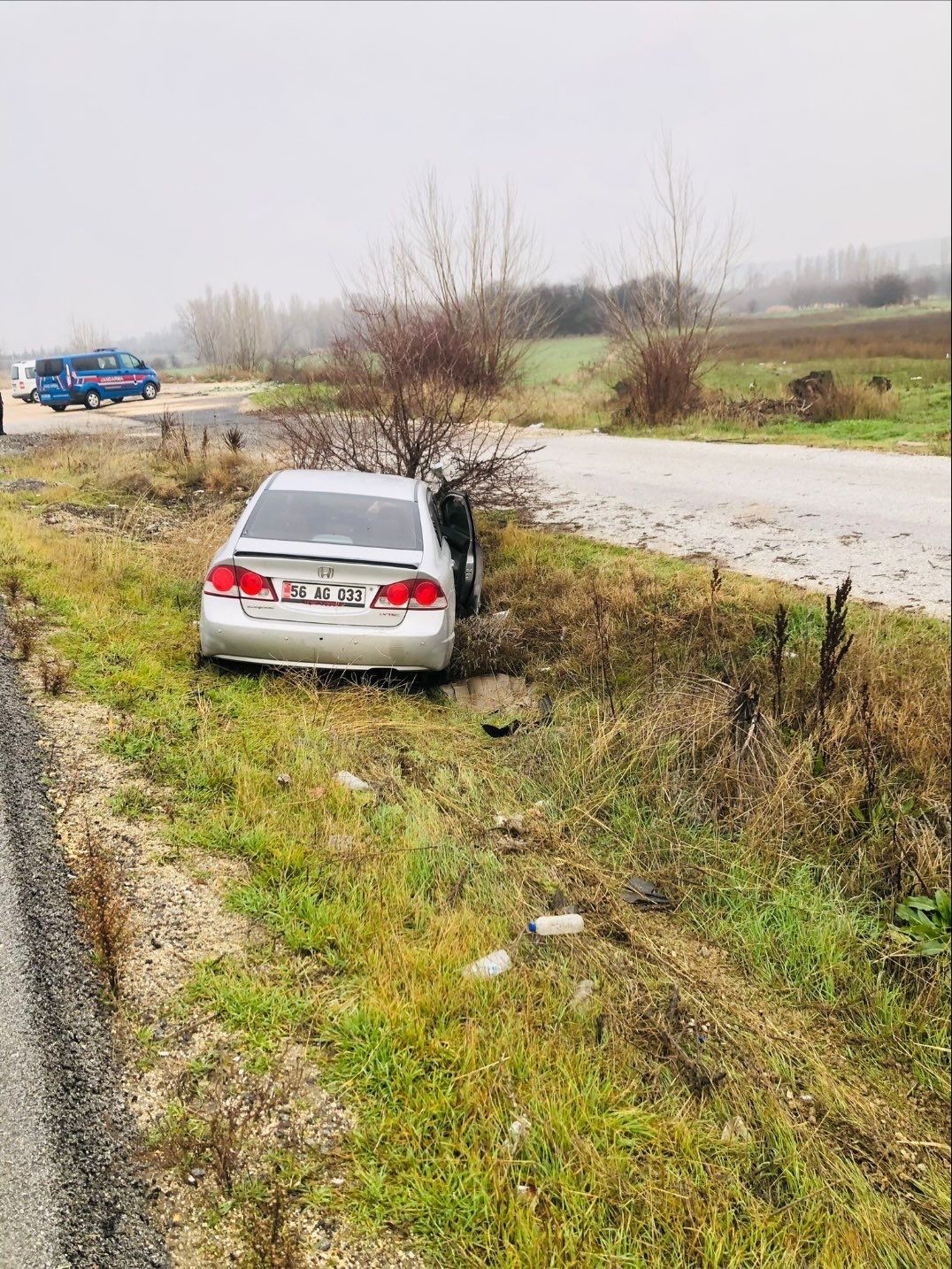 Bilecik'te kaza: 2 kişi yaralandı (İHA)