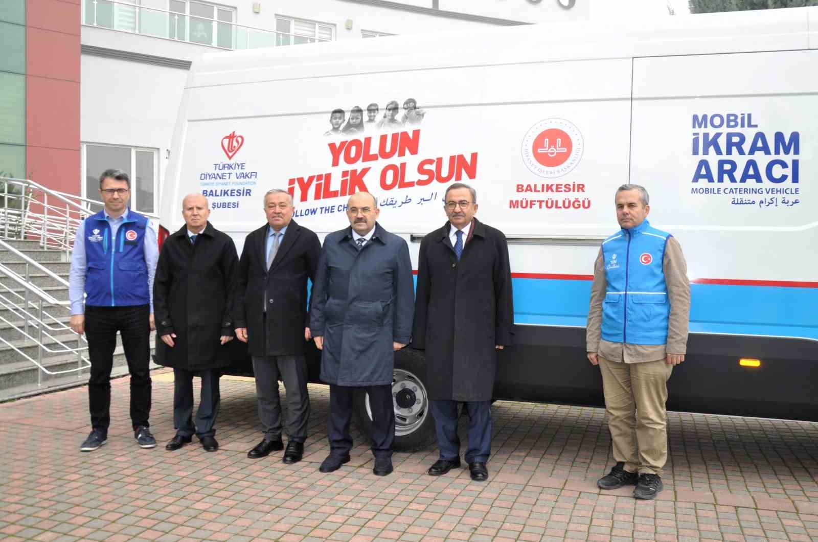 Balıkesir&rsquo;de Mobil İkram Aracı hizmete alındı
